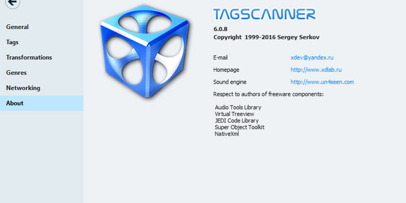 tagscanner скачать